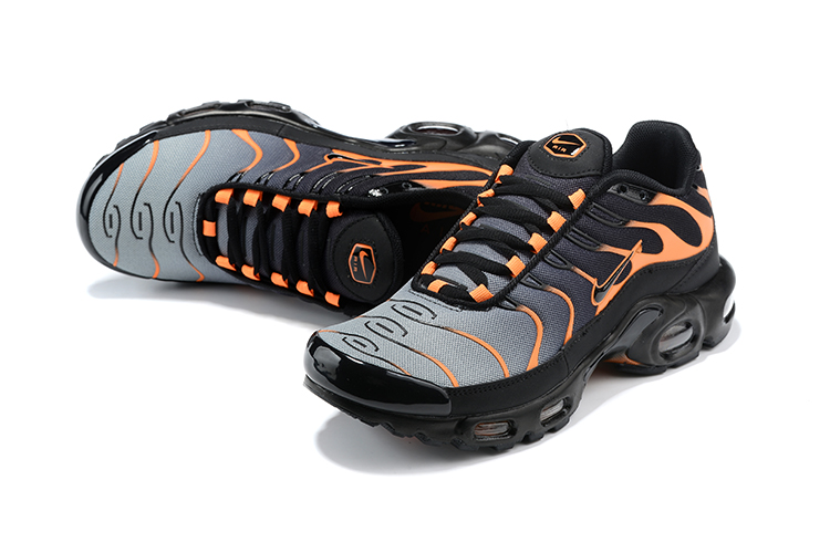 Nike Air Max Plus Colorful Grey Black Orange Shoes